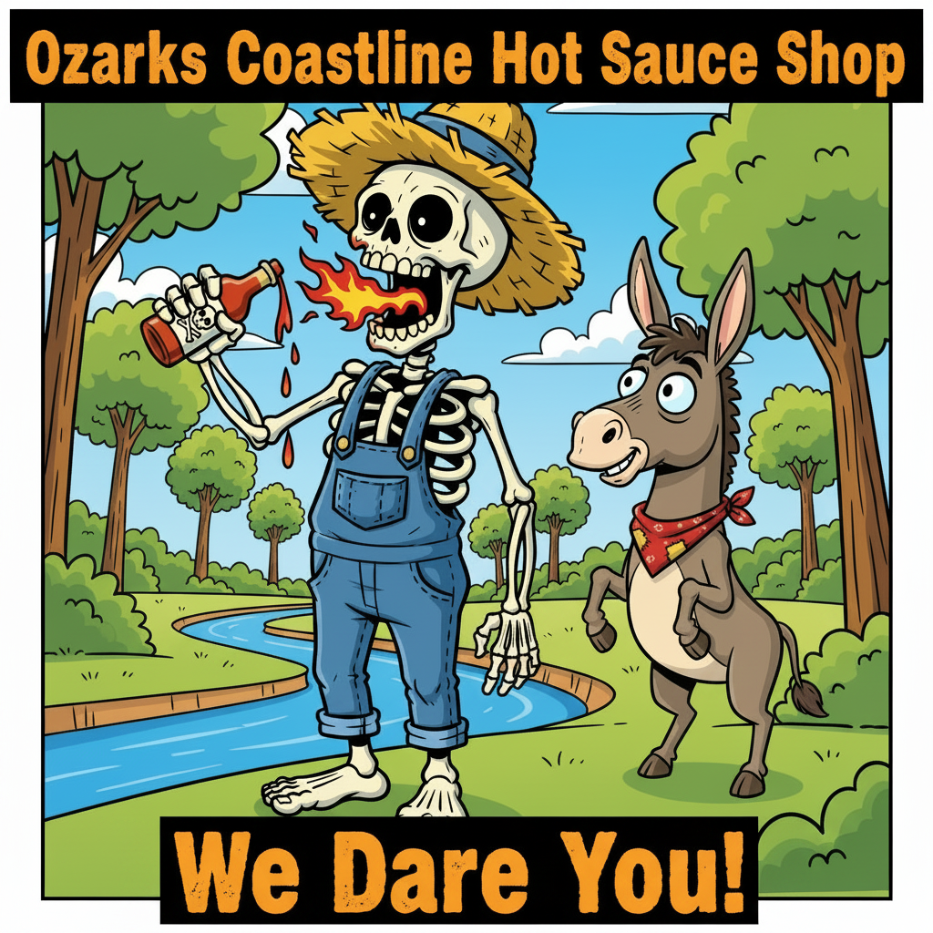 Ozarks Coastline Hot Sauce Shop Banner