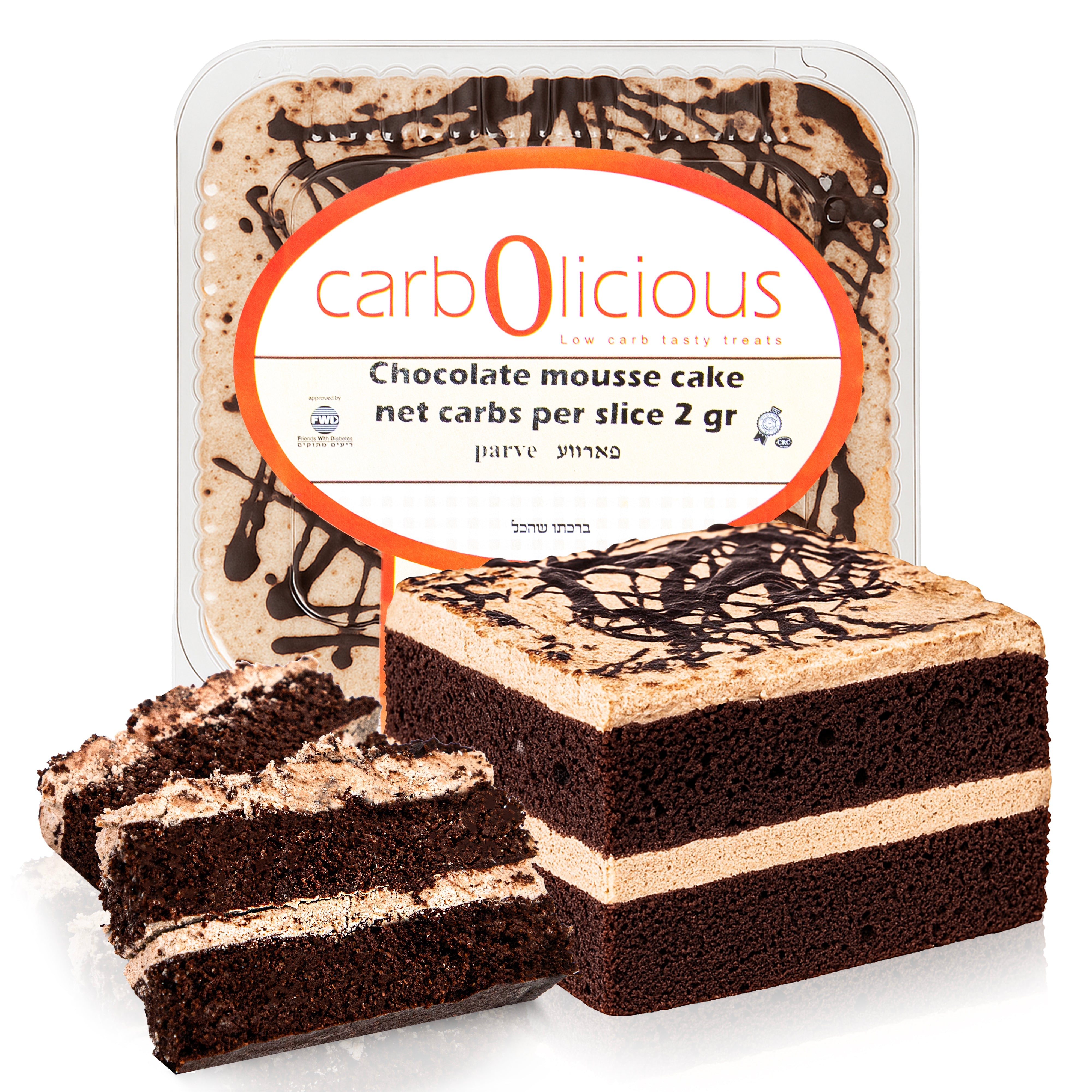 Carbolicious Mousse Cake, 8oz Low Carb, Keto Friendly, Sugar Free