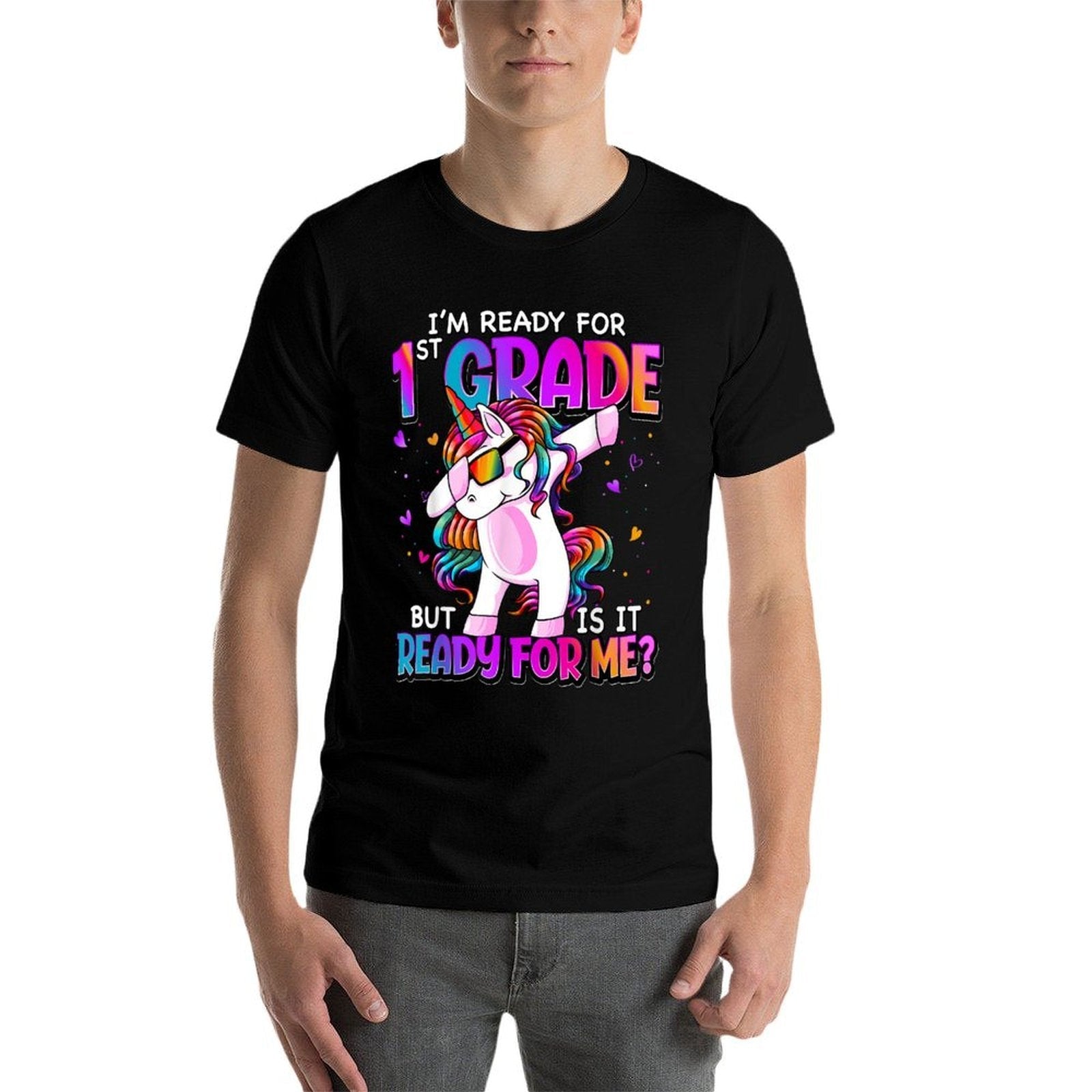 Im Ready For 1st Grade Back To School 1st Grade Girls  Odor-resistant T-Shirt
