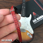 FENDER™ Hip Trip Vintage Red Mini Model Guitar Strap