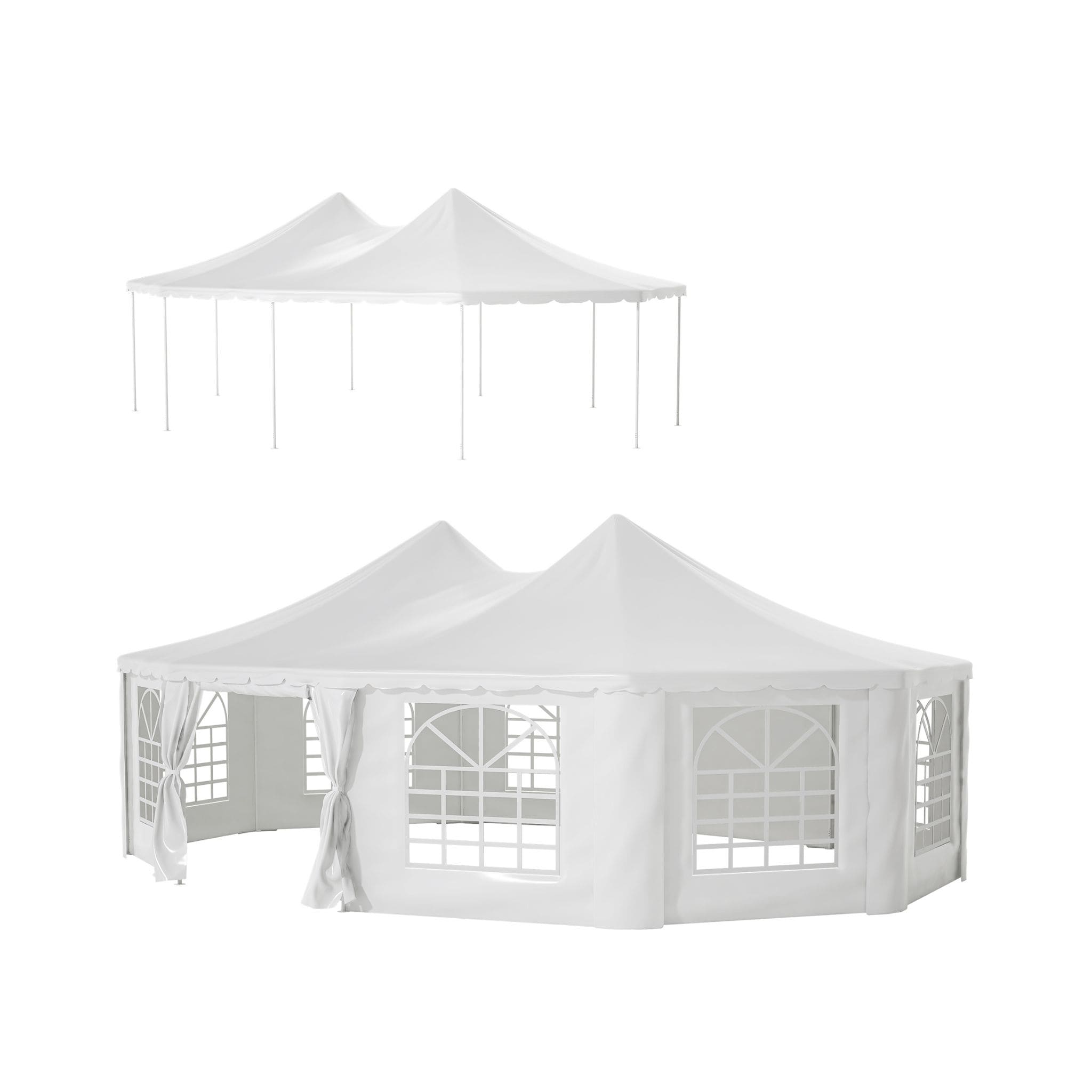 [29X21FT] Extra-Large Heavy-Duty Outdoor Waterproof Party, Wedding Tent With Steel Frame (SAK53821)