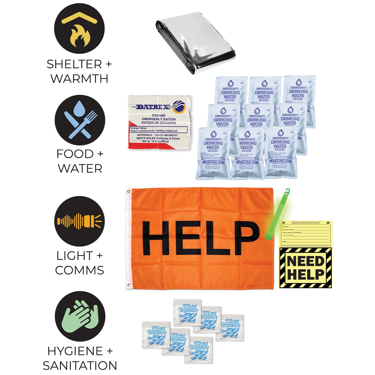 3 Day Quick Grab Kit | Quake Kits 72 Hour Bug Out Bag