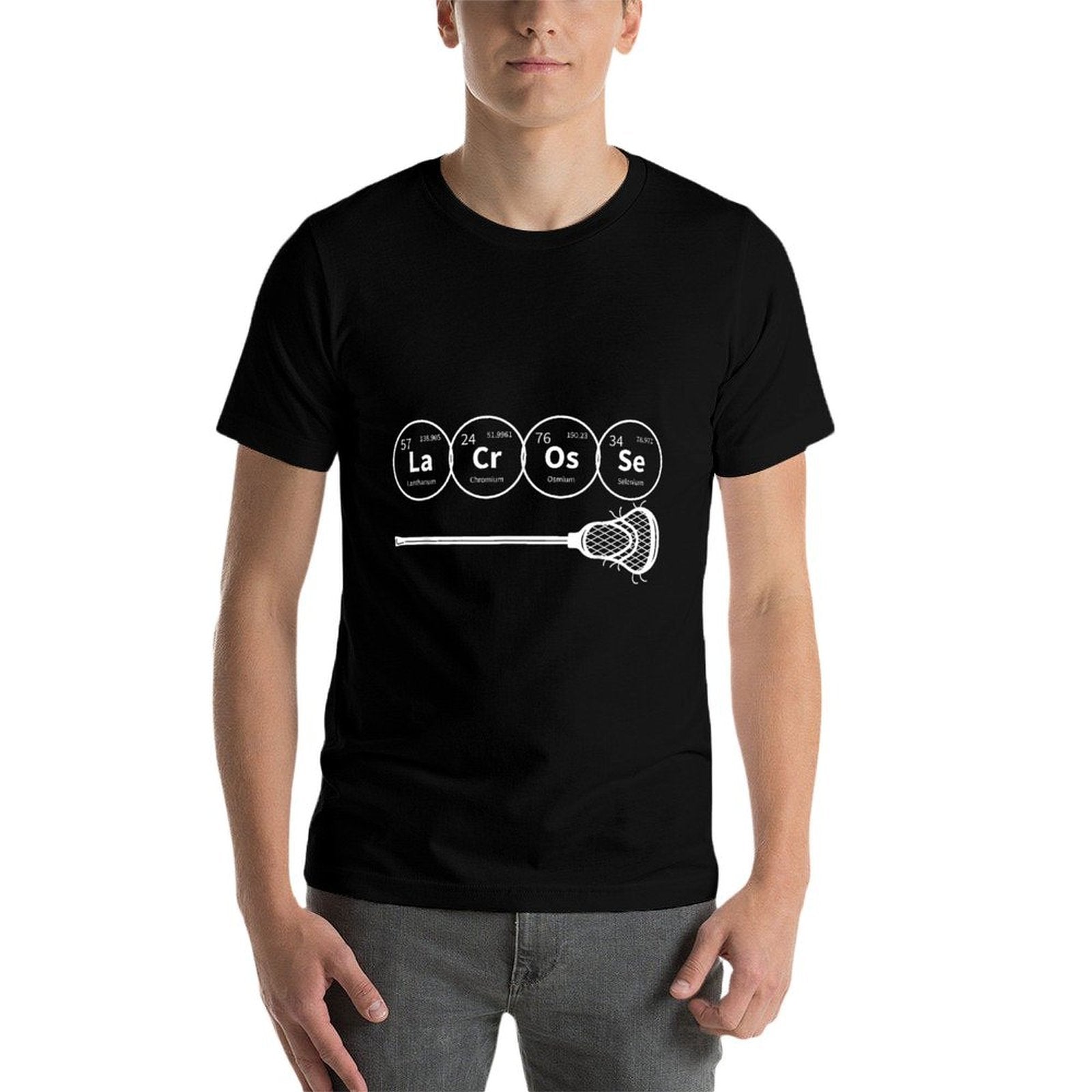 Lacrosse Periodic Table of Elements Chemistry Gift  Trendy Pattern T-Shirt