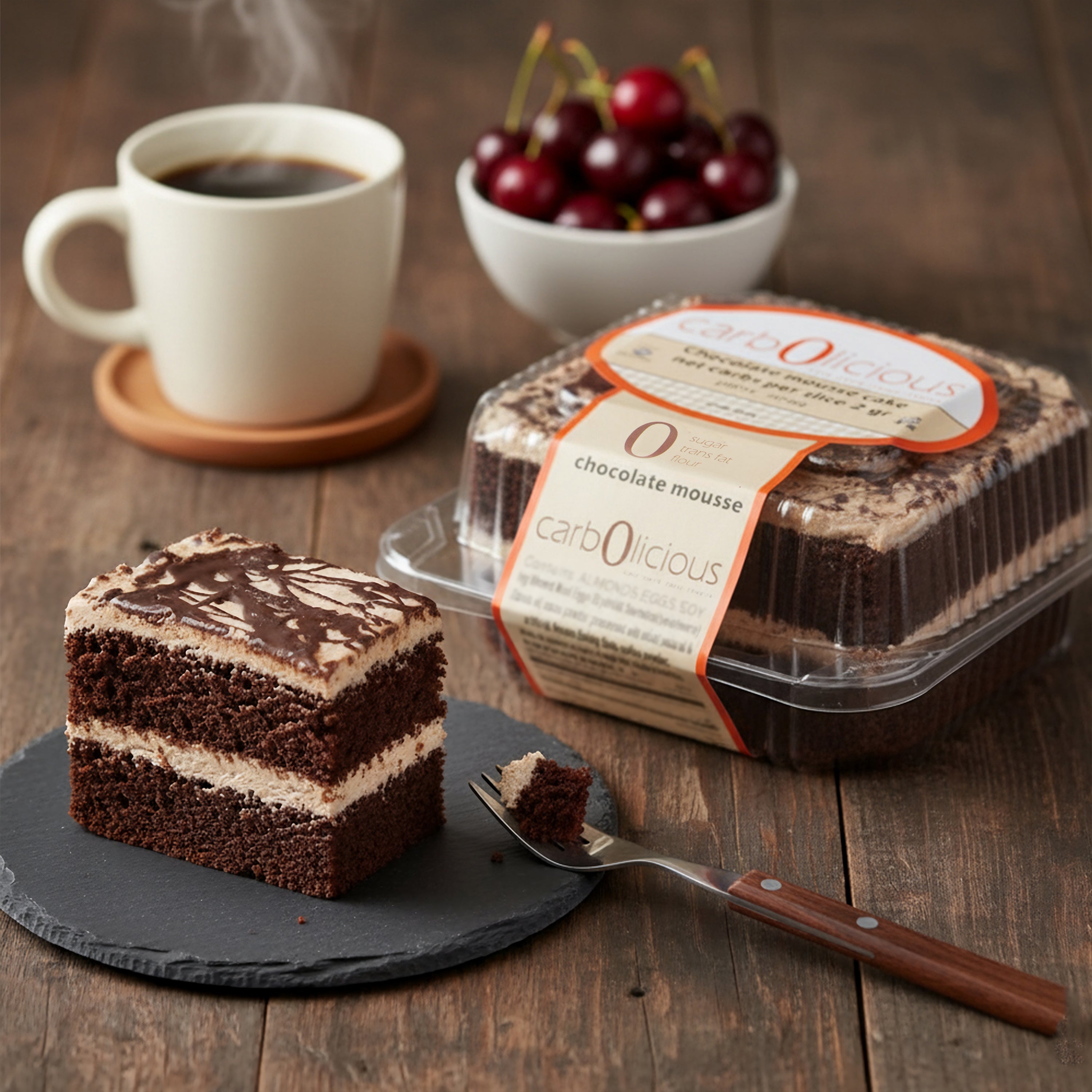 Carbolicious Mousse Cake, 8oz Low Carb, Keto Friendly, Sugar Free