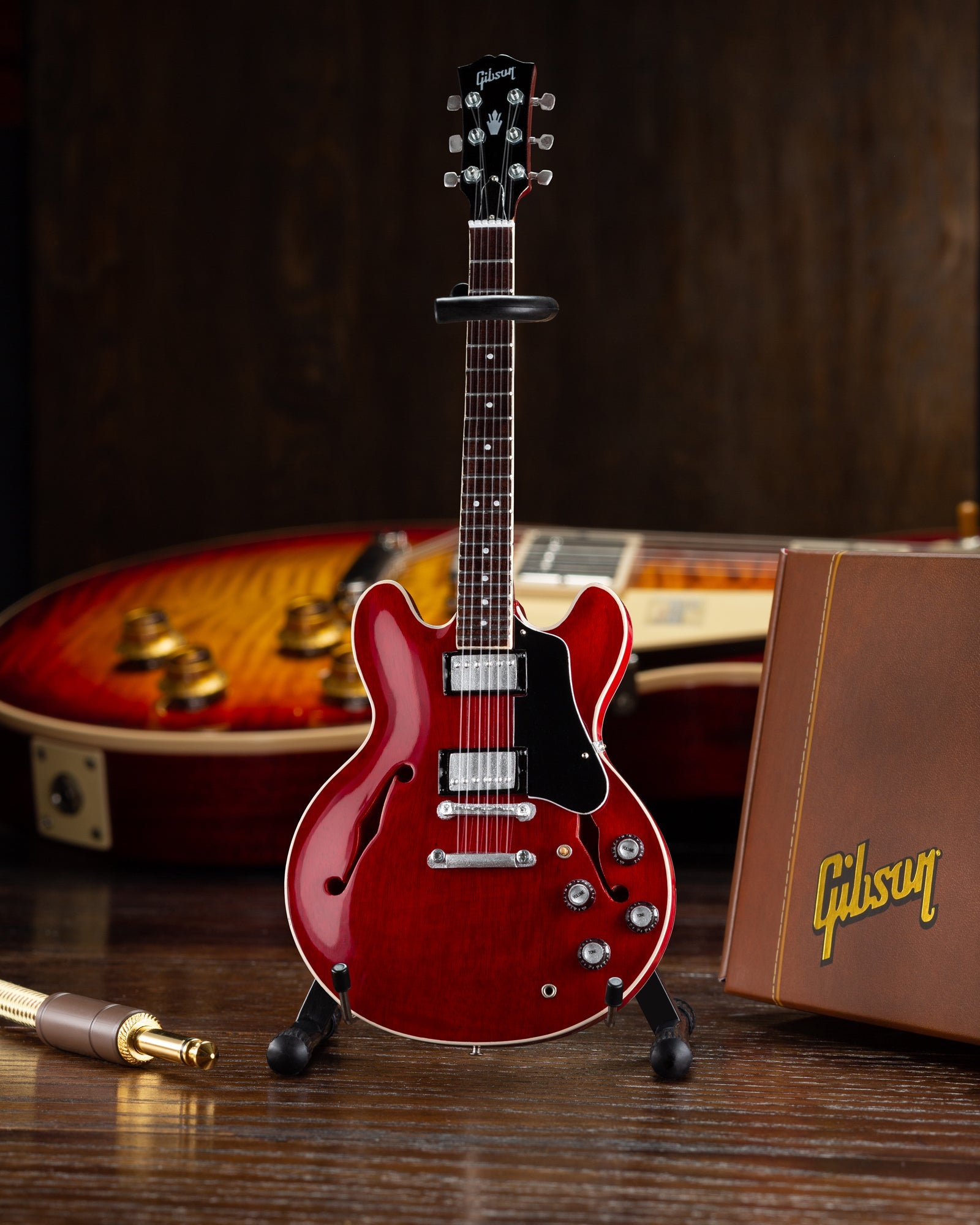 Set of 3 Iconic Gibson Miniature Guitar Replica Models - GG-003