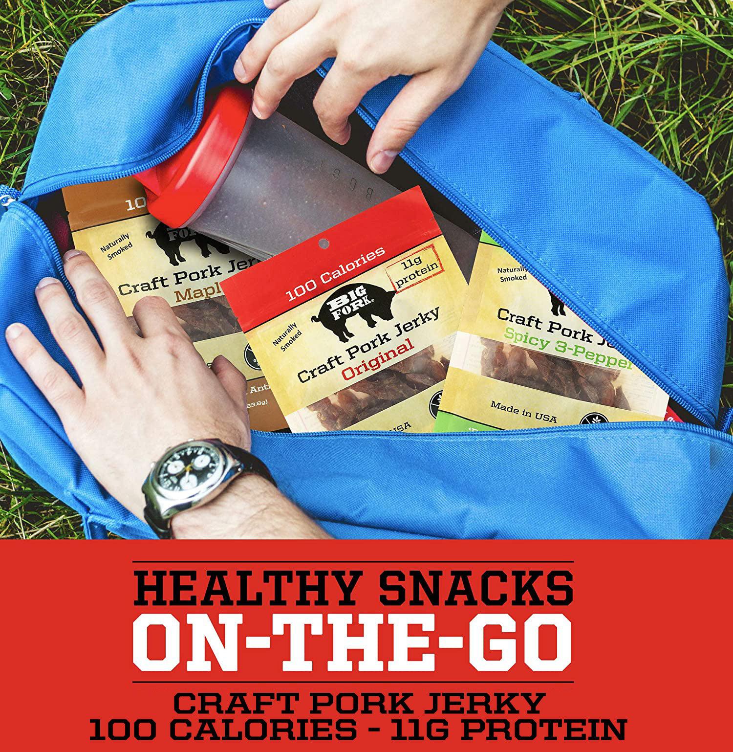 Craft Pork Jerky Sampler - 1 pack of each flavor (3 total)