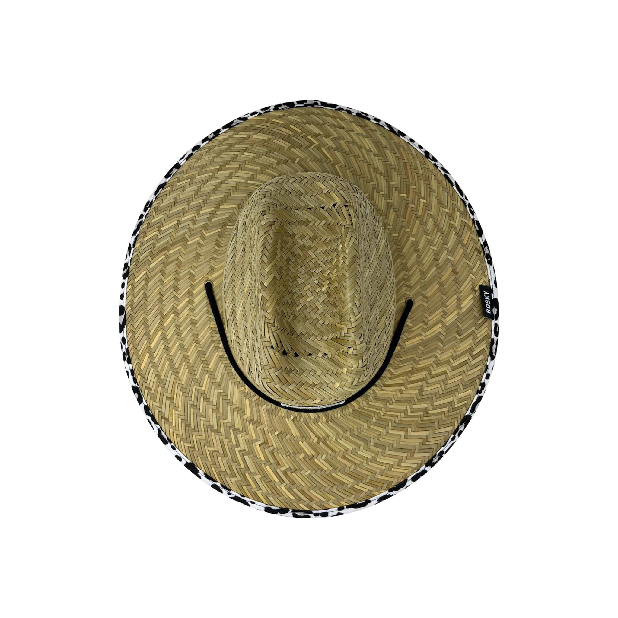 Snow Leopard Straw Hat
