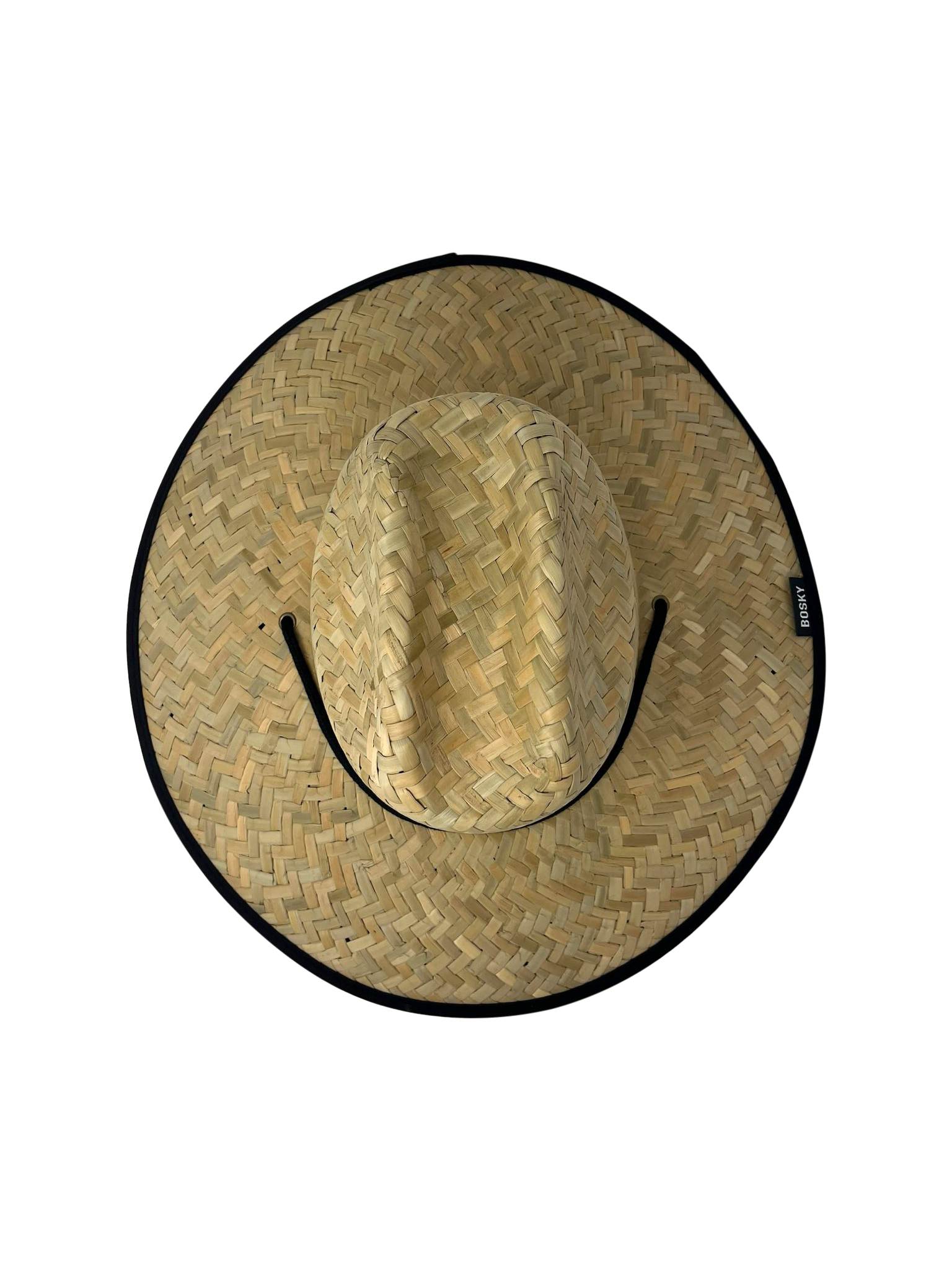 Back in Black Matte Beach Lifeguard Straw Hat