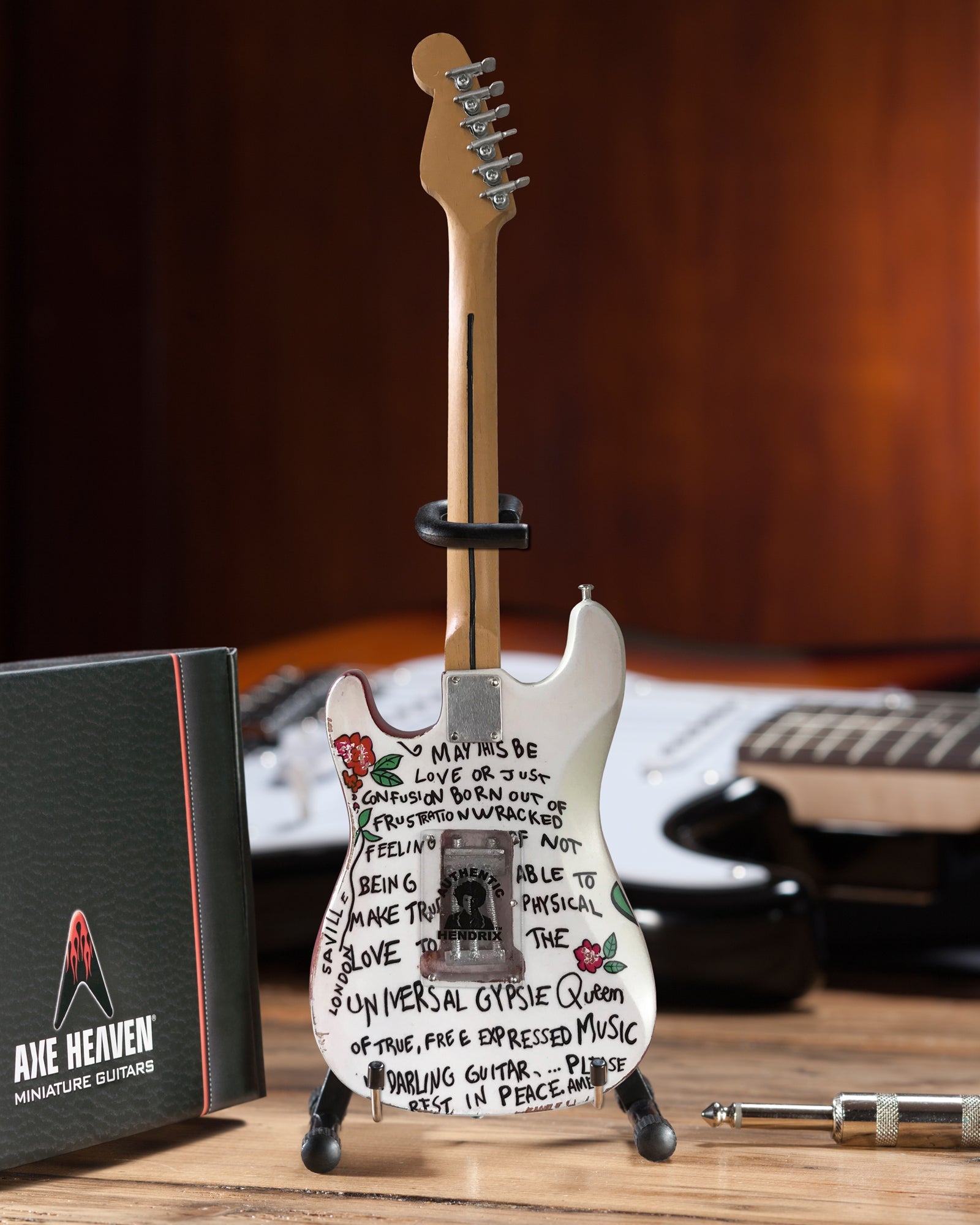 Officially Licensed Jimi Hendrix Mini Fender™ Strat™ Saville Guitar Model