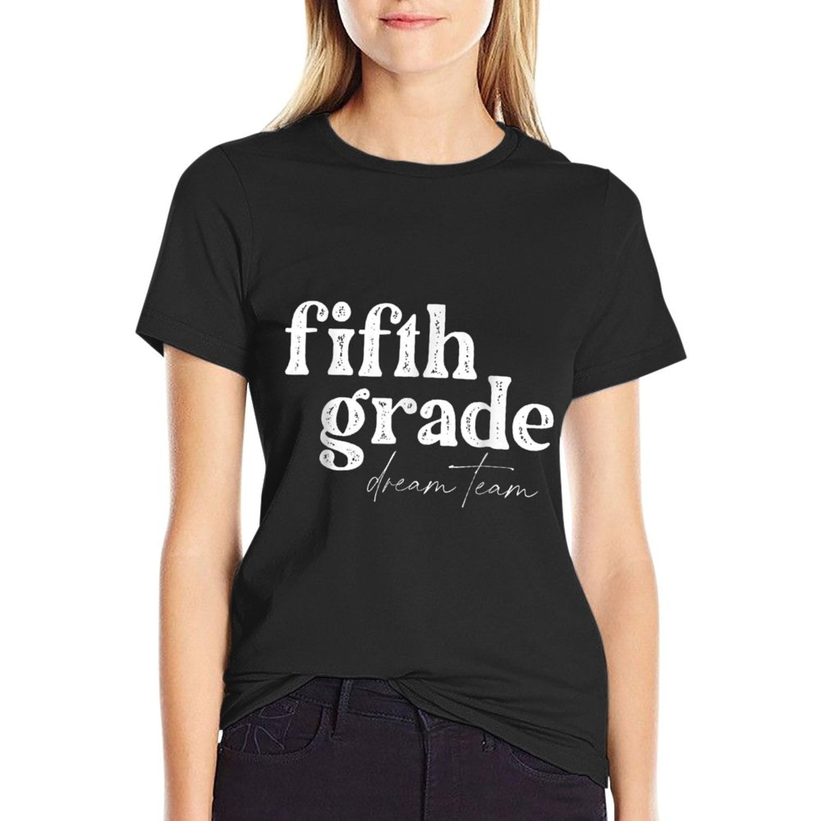 Fifth Grade Dream Team Back to School Students School Great  Relaxed-fit T-Shirt