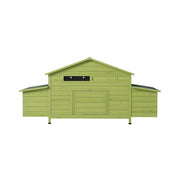 70-Inch Wooden Chicken Coop With Nesting Box, Perch, And Run Doors (SAK74619)