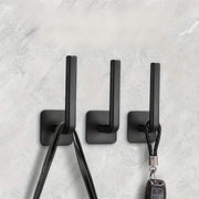 4-Pack: Adhesive Toilet Paper Holder, Wall Mount, White & Black