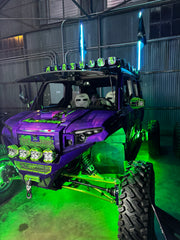 Marshin Whips Rosewell X-2 Billet Rocklights x8 (Kit)