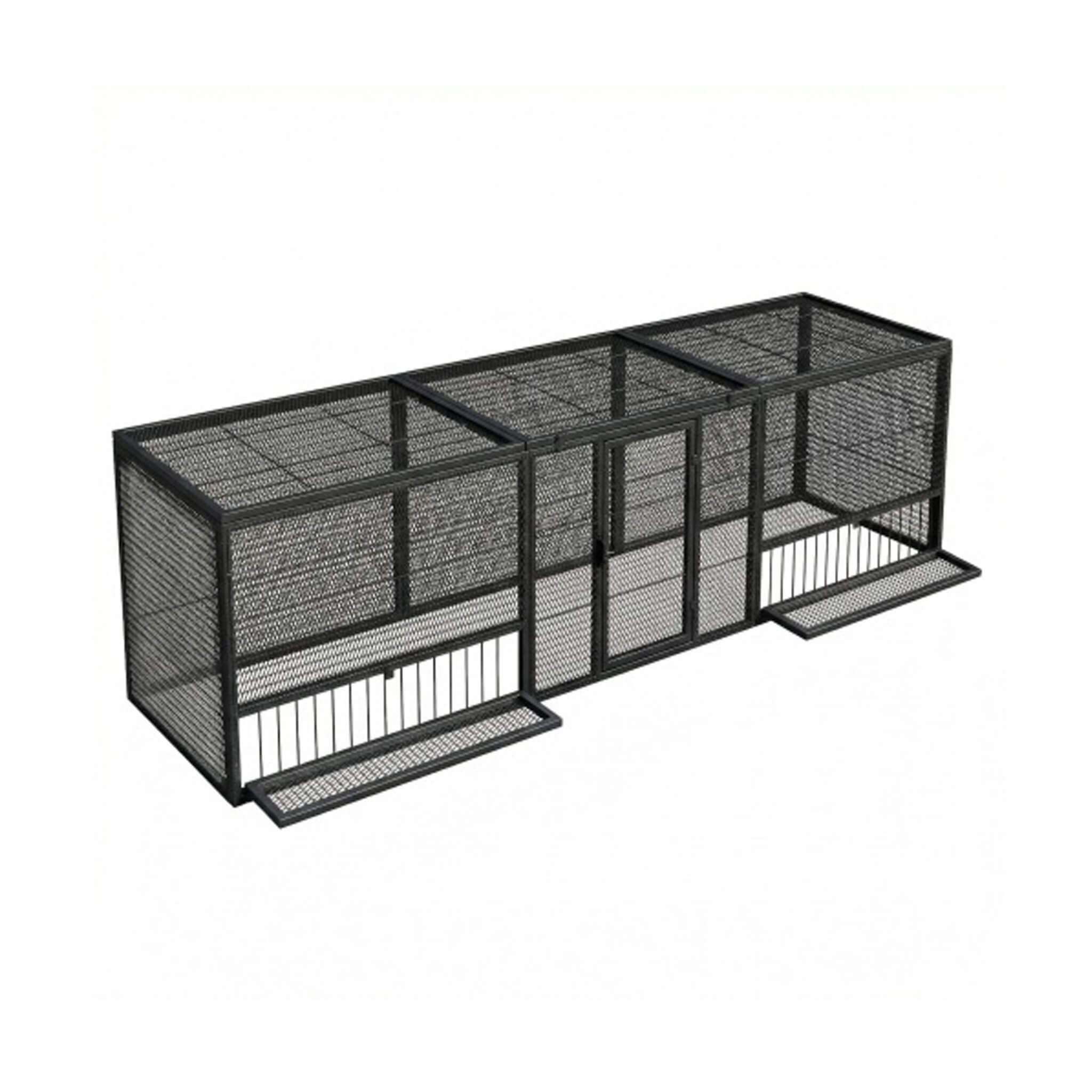 83-Inch Heavy-Duty Outdoor Metal Chicken Coop (SAK24679)