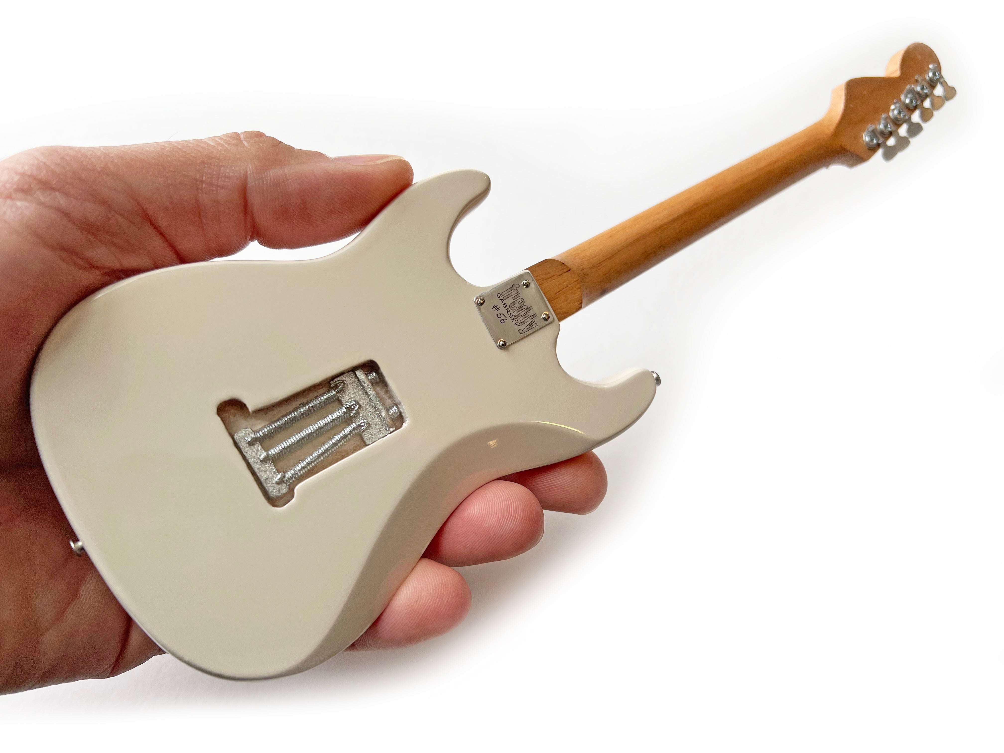 Alex Lifeson Hentor Sportscaster Miniature Guitar Model Officially Licensed