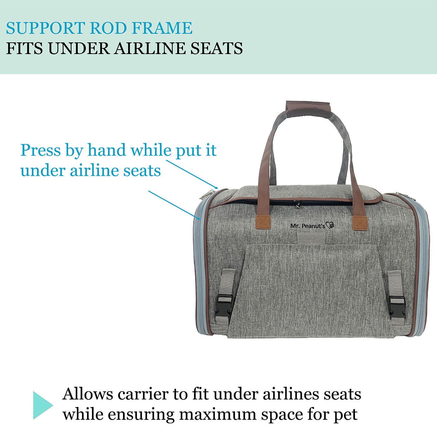 Mr. Peanut's Gold Series Expandable Pet Carrier V3.0 - Out of Stock Colors Landing Late August