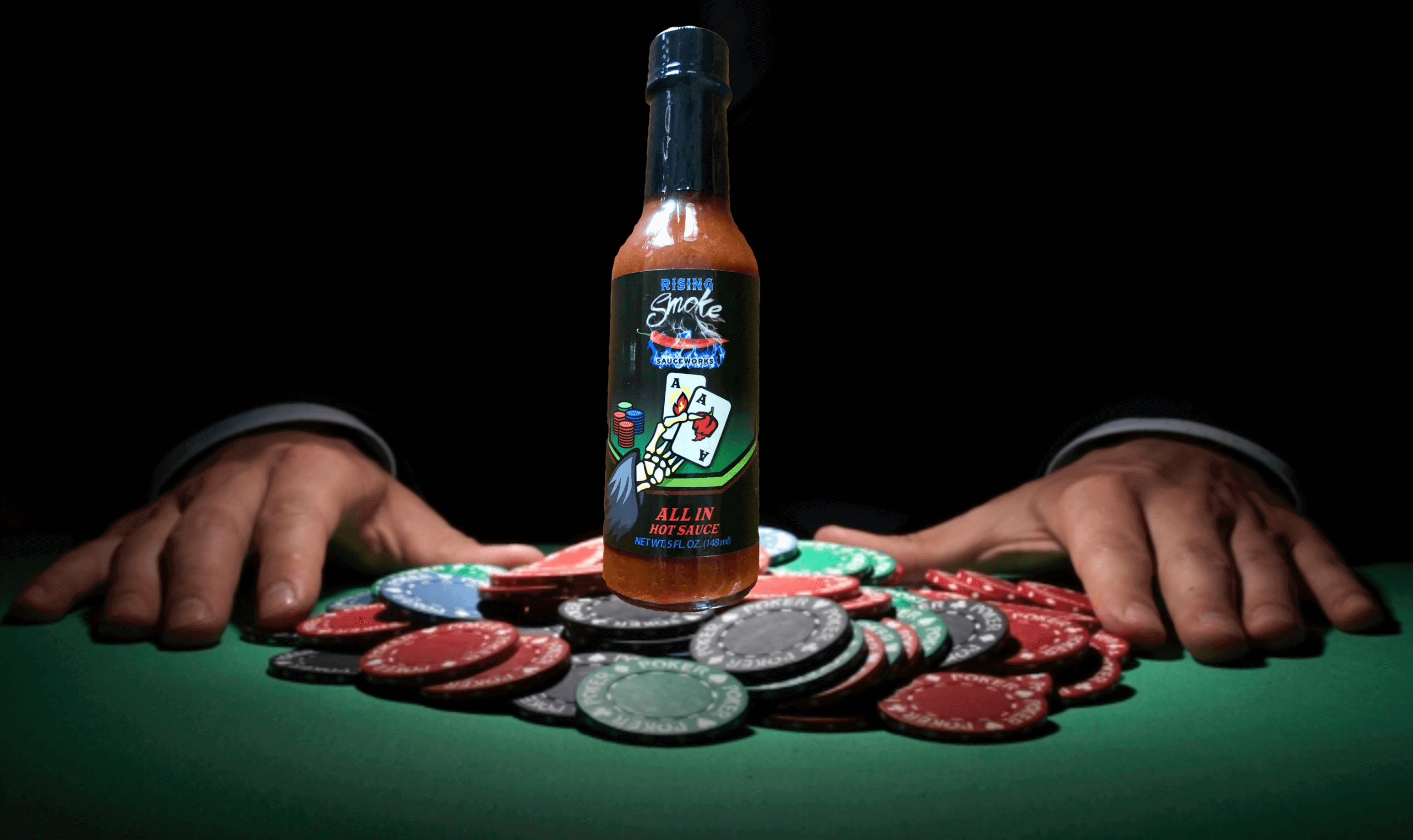 All In - Smoked Reaper Ghost Pepper Hot Sauce (XXX Hot)