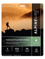 AlpineAire Tuscan Style Pasta Roma | Vegetarian Cook-in-Pouch Meal