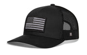 American Flag Trucker Hat  |  USA Tactical Snapback