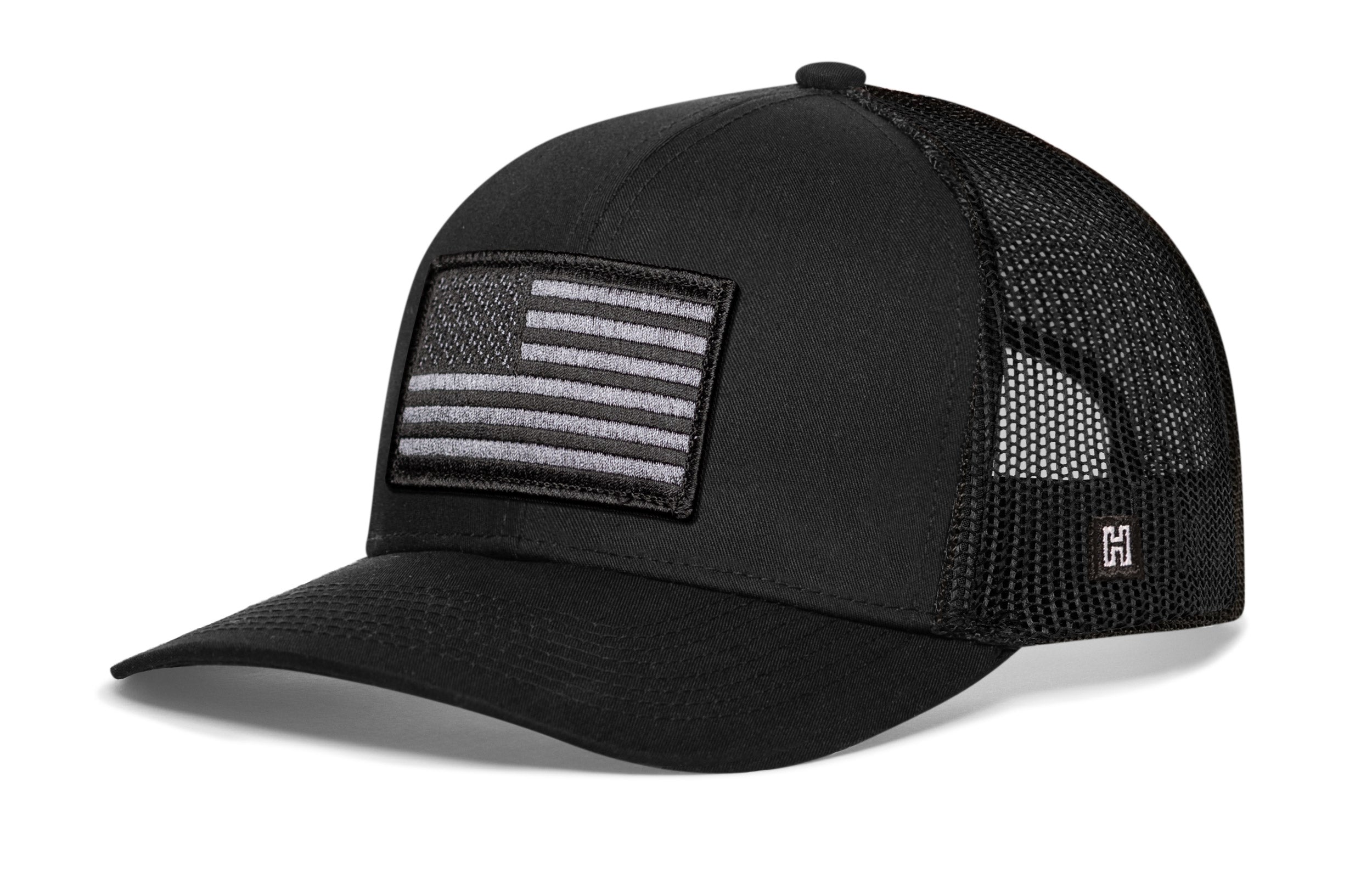 American Flag Trucker Hat  |  USA Tactical Snapback