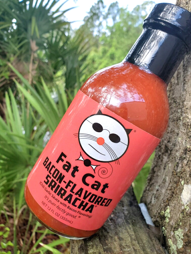 Bacon-Flavored Sriracha Chili Garlic Sauce with Bacon Flavoring (Vegan)