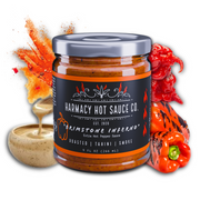 Brimstone Inferno - Extra Hot Roasted Red Pepper & Tahini (9oz)
