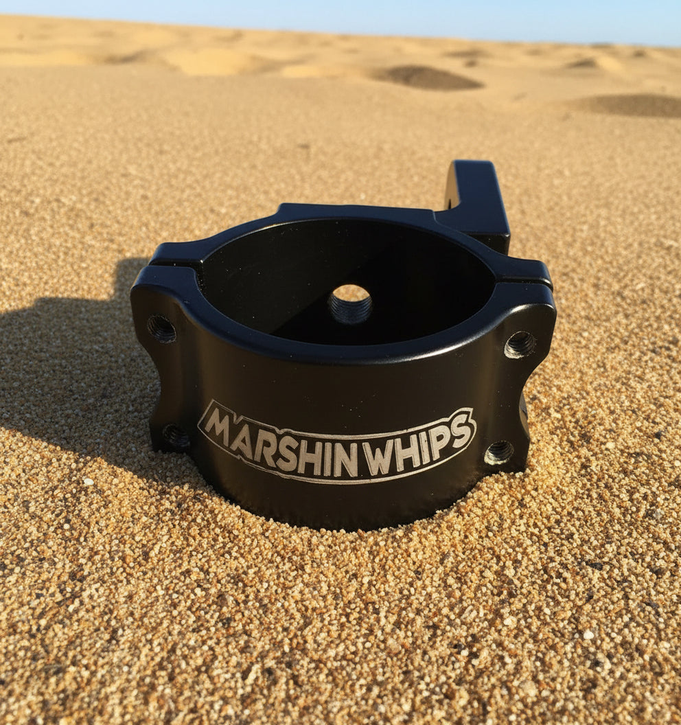 Marshin Whips 360 Billet Cage Mount | Adjustable 1.75" - 2.0" Roll Bar Bracket | Pair