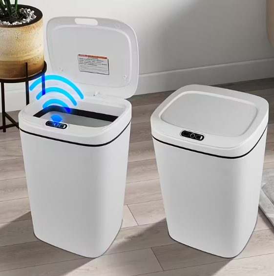 Smart Hands-Free Trash Can – 12L & 17L, Motion Sensor