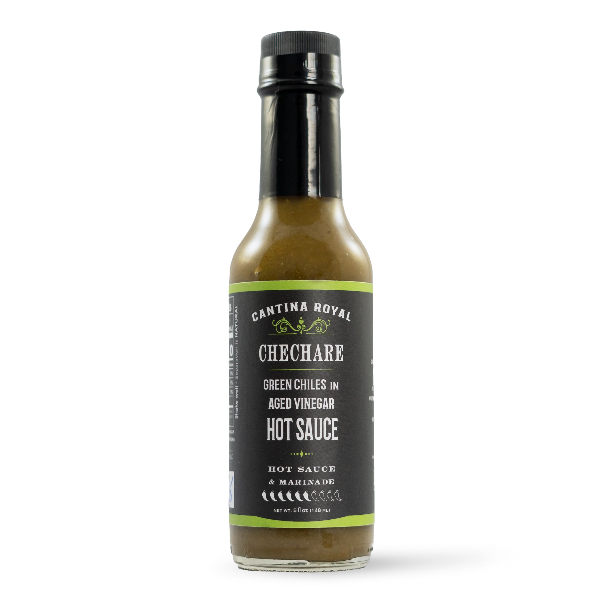 Chechare - Green Chile Hot Sauce | Bright, Zingy & Aged in House Vinegar