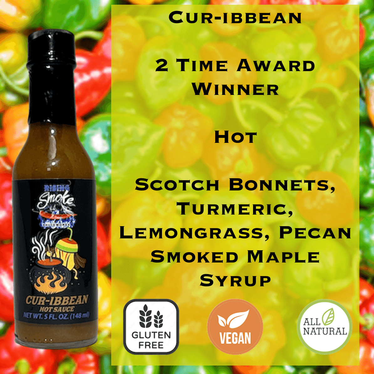 Cur-ibbean - Scotch Bonnet Curry Hot Sauce (Hot)
