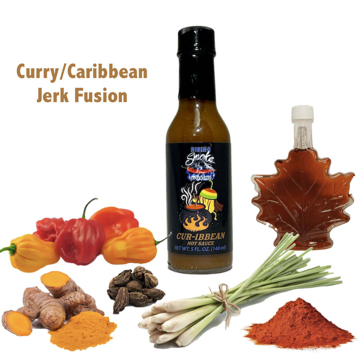 Cur-ibbean - Scotch Bonnet Curry Hot Sauce (Hot)