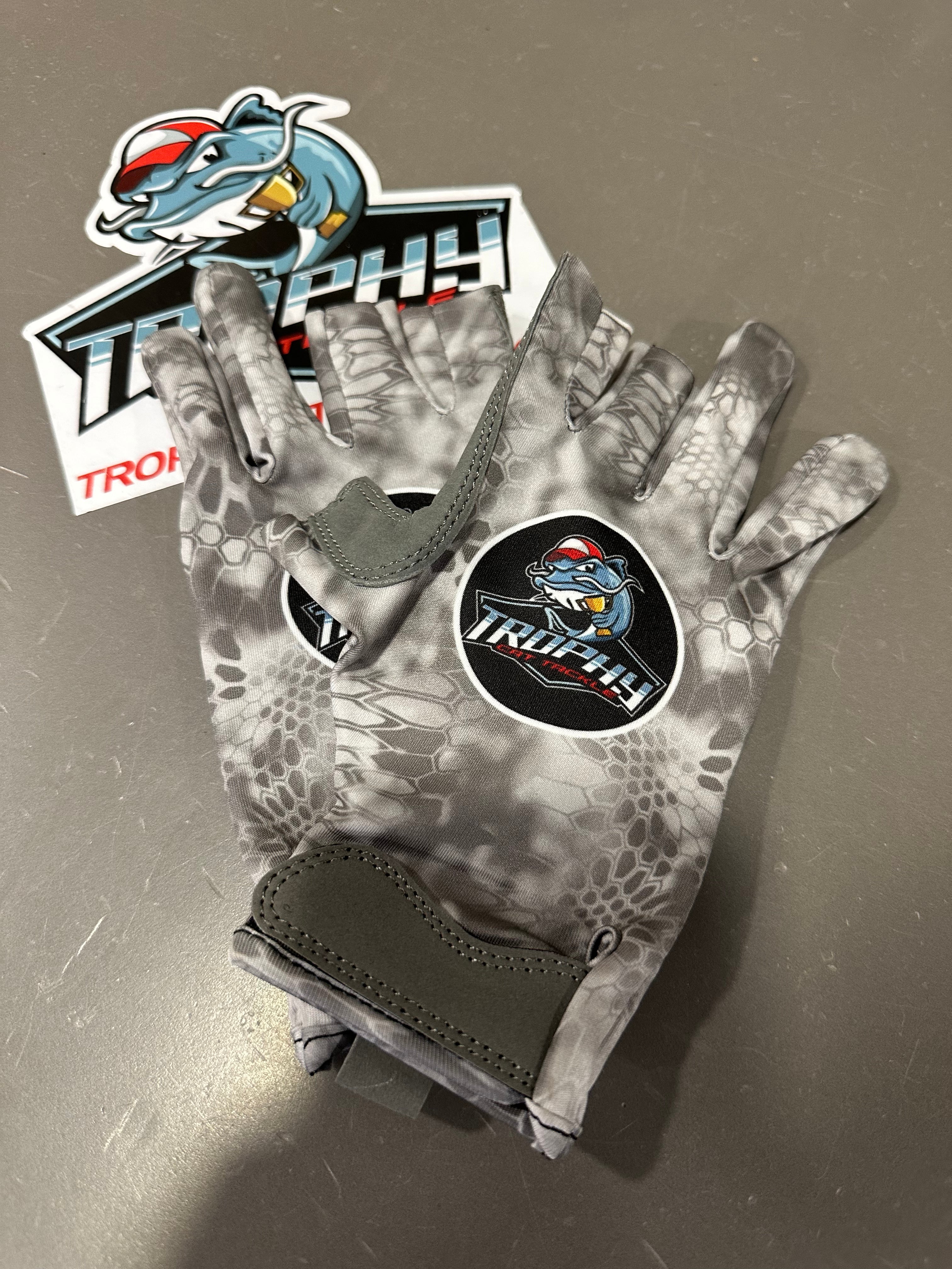 Trophy Cat Tackle Fingerless Design Fishing Gloves