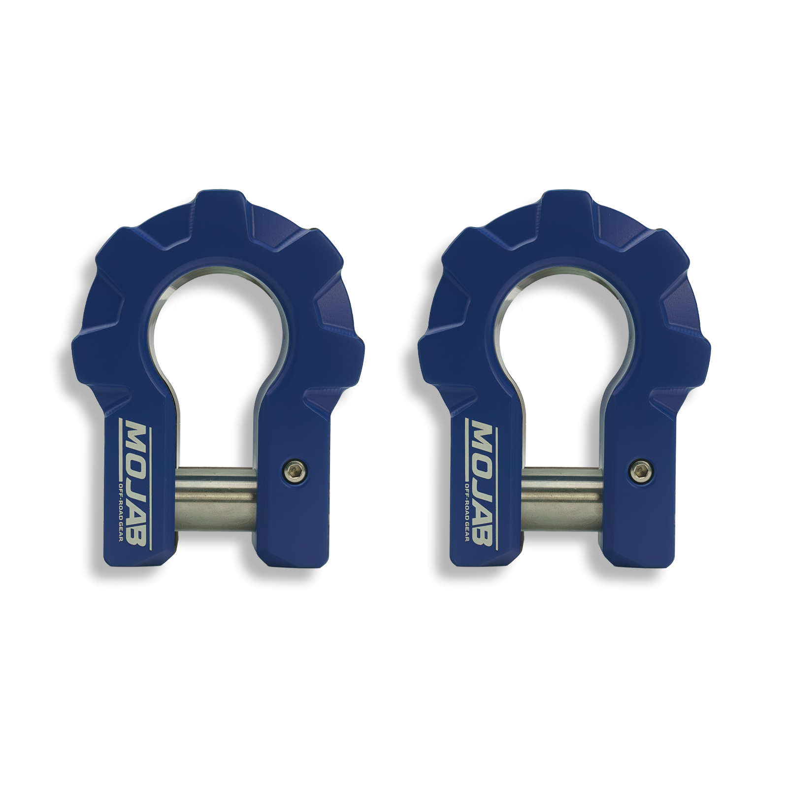 MOJAB 3/4" Extreme Duty Aluminum D-Shackle Set (9T) | Ceramic Coated | Lifetime Warranty