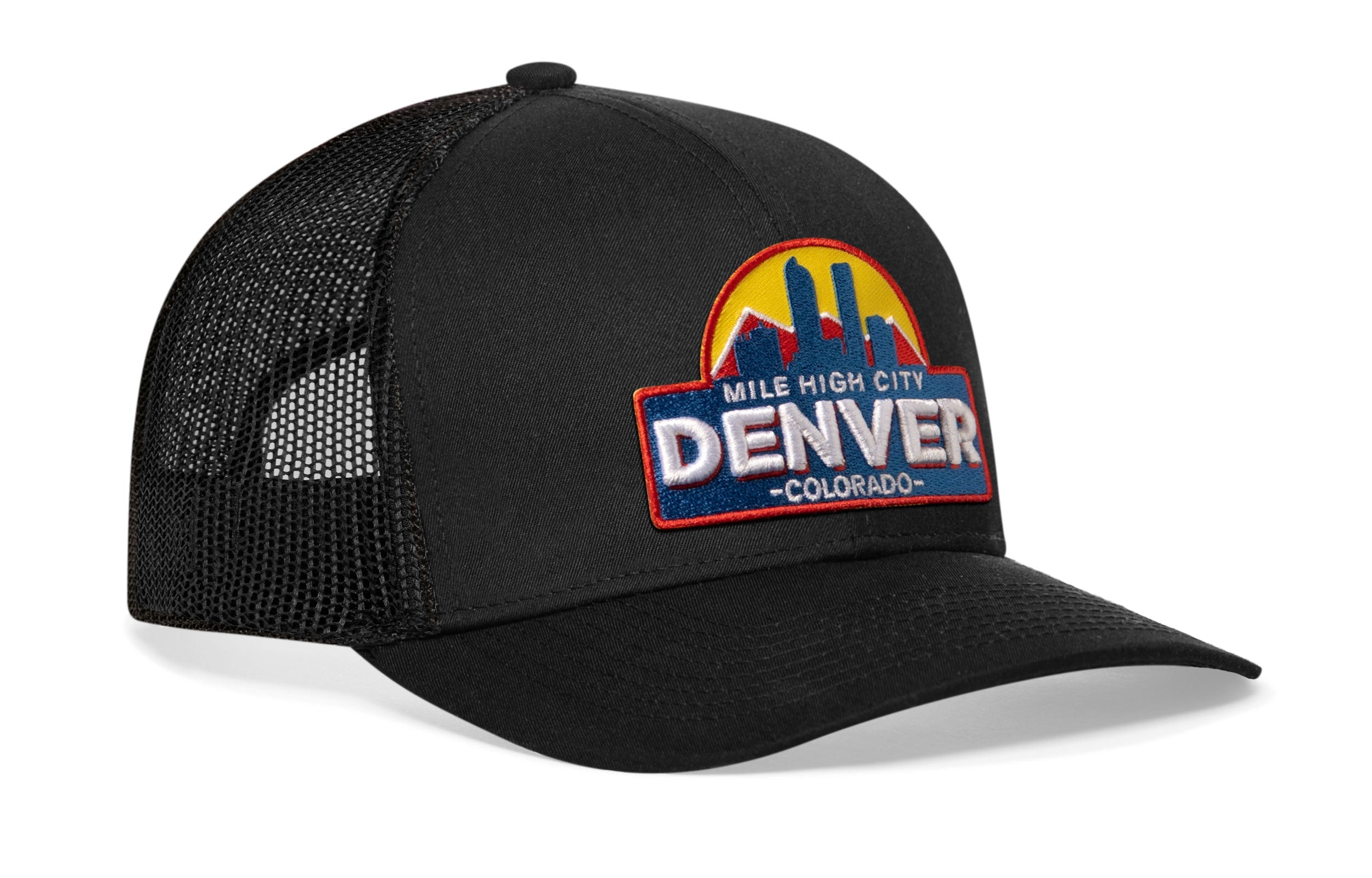 Denver Mile High City Trucker Hat  |  Cityscape Snapback