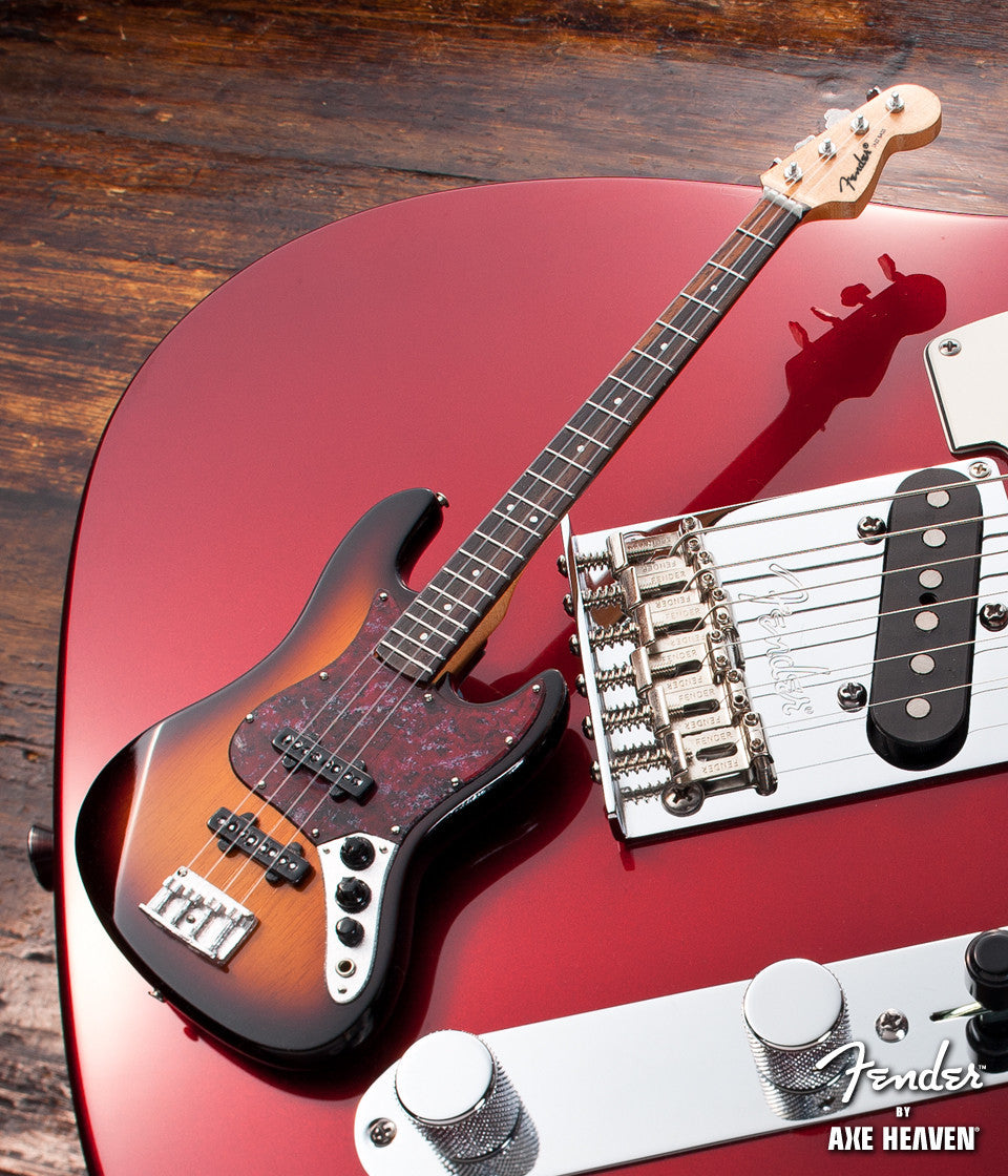 Fender™ Sunburst Jazz Bass™ Miniature Guitar Replica - Officially Licensed
