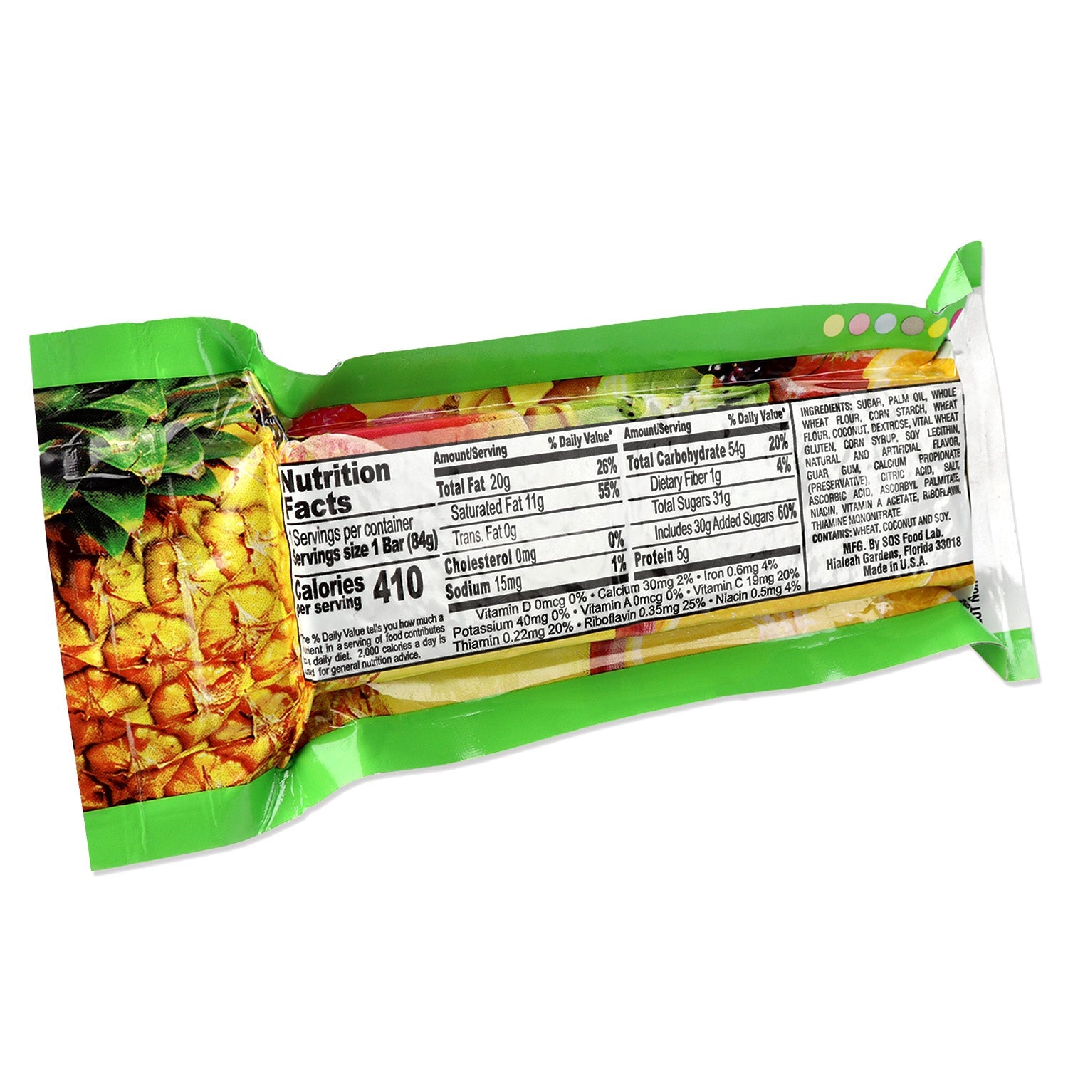 Millennium Energy Bar Tropical Fruit 400 Calories