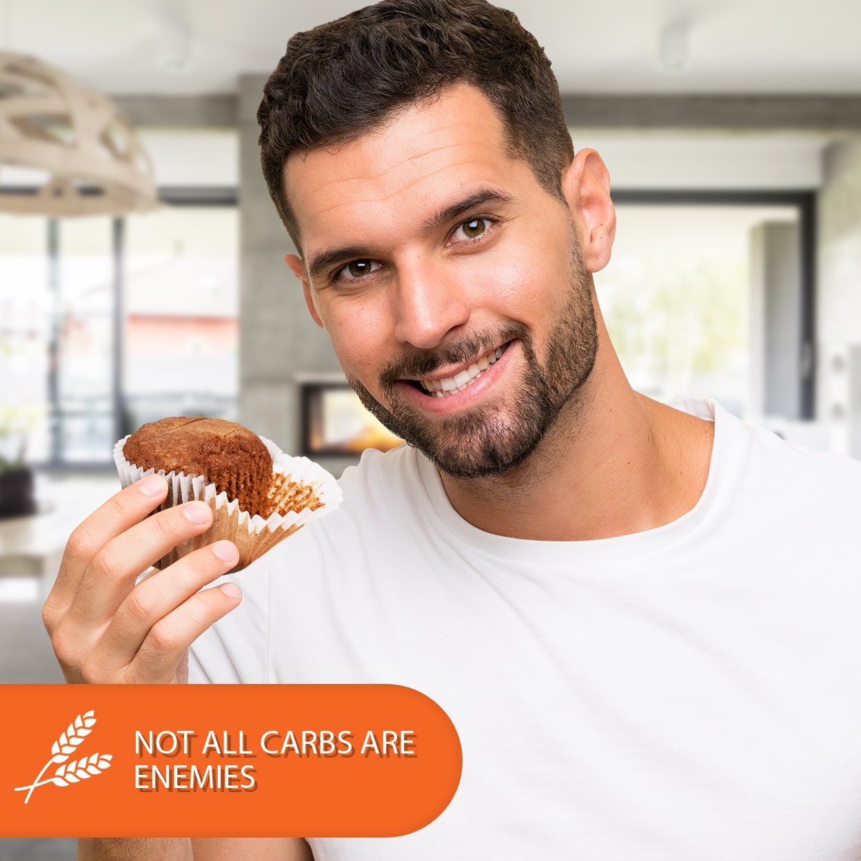Carbolicious Cappuccino Muffin Low-Carb Sugar Free Keto Friendly 6 Pack 2g Net Carbs.