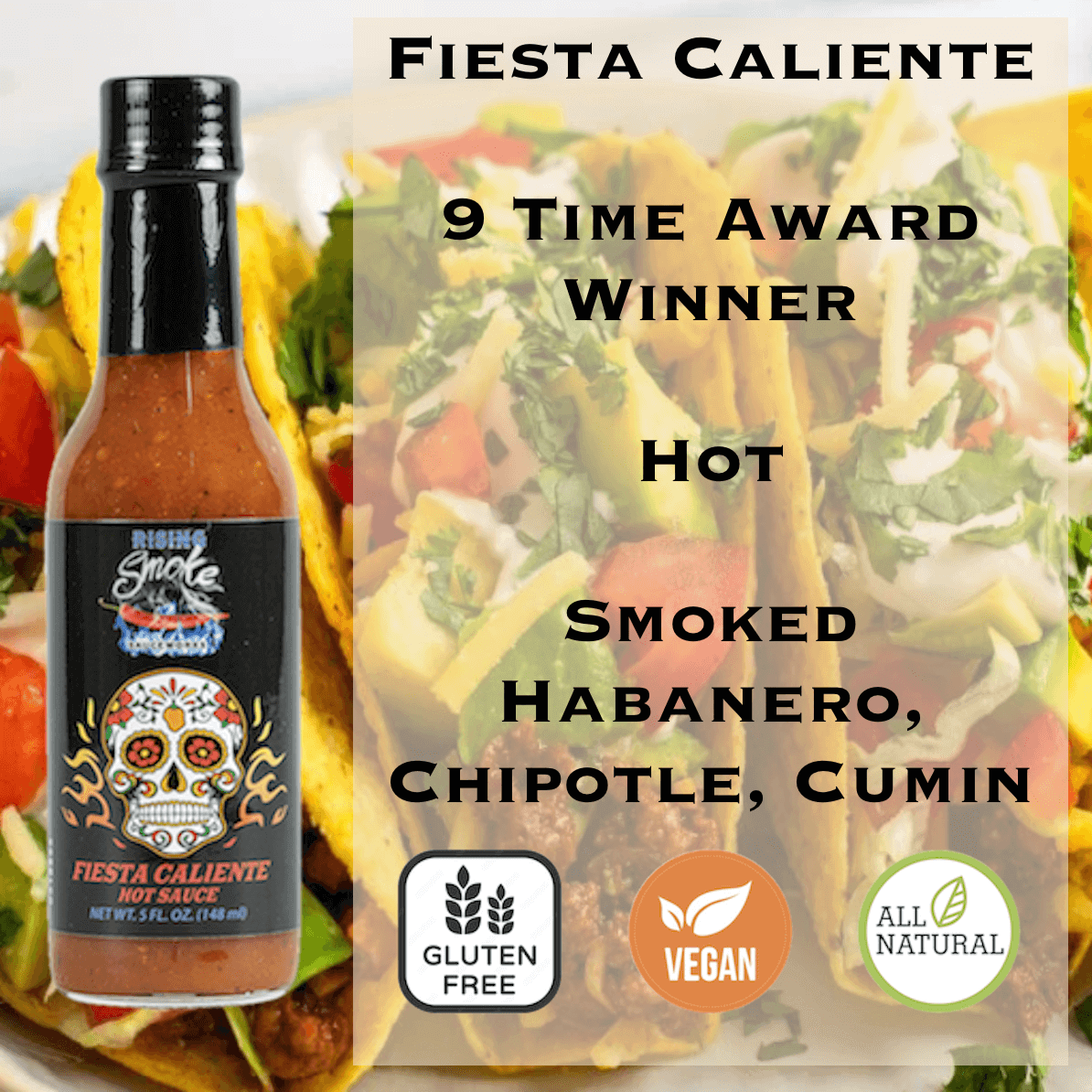 Fiesta Caliente - Smoked Habanero Taco Sauce (Hot)