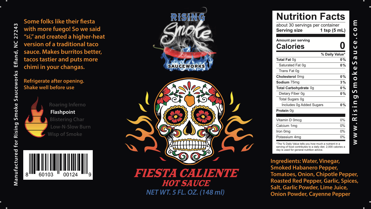 Fiesta Caliente - Smoked Habanero Taco Sauce (Hot)