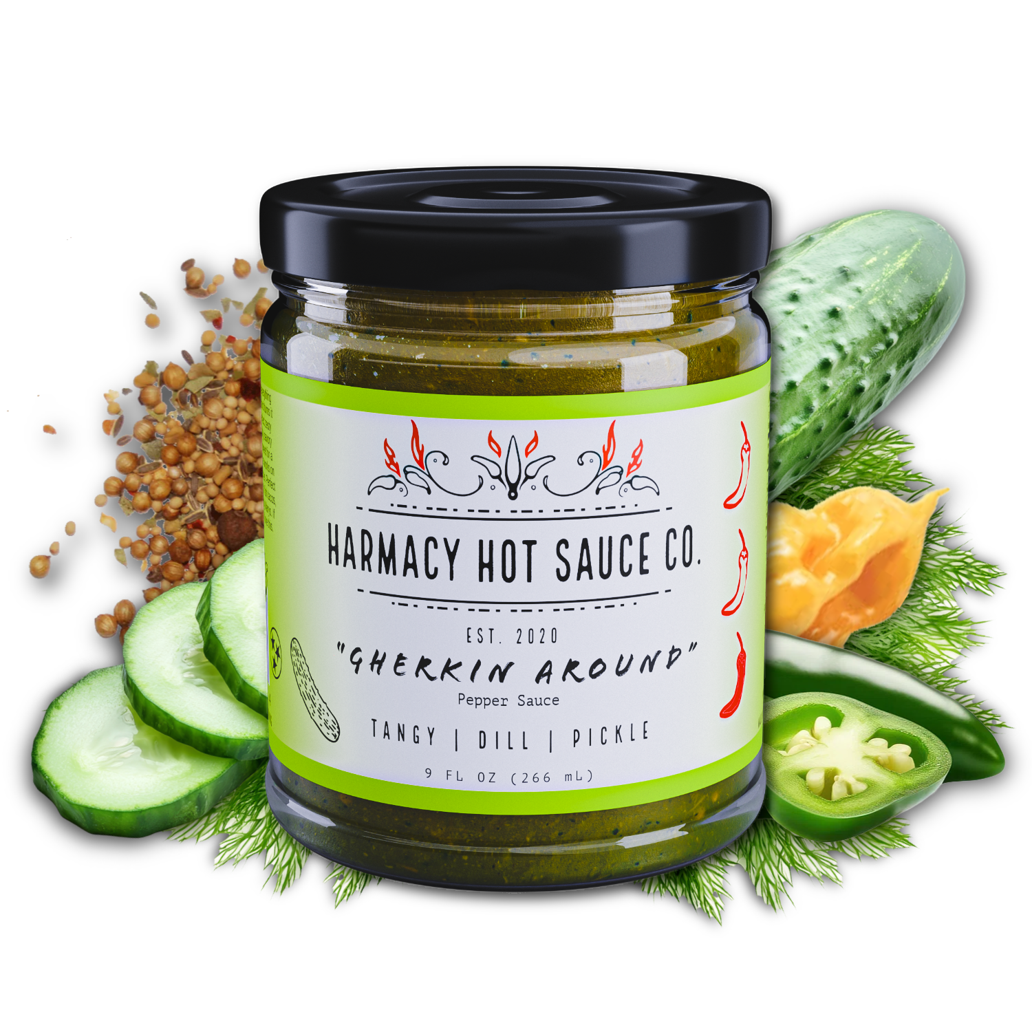 Gherkin Around - Dill Pickle (9oz)