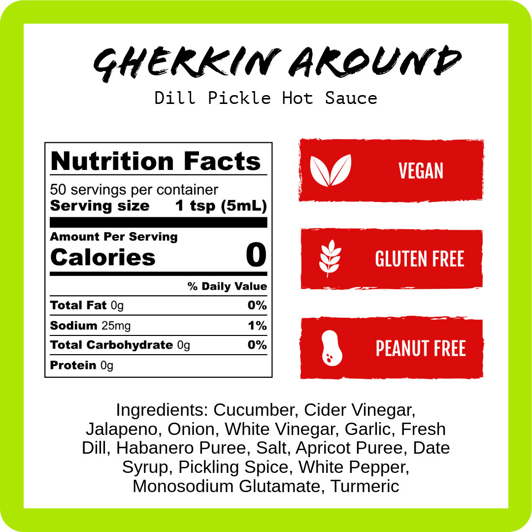 Gherkin Around - Dill Pickle (9oz)