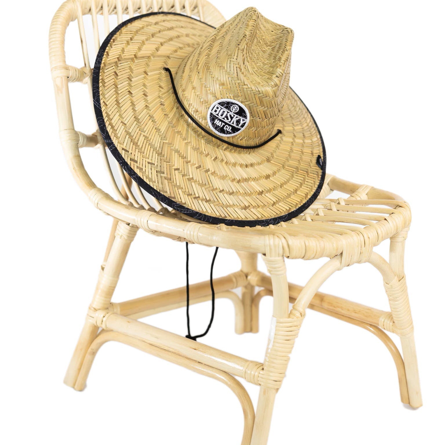 Dark Palms Straw Hat
