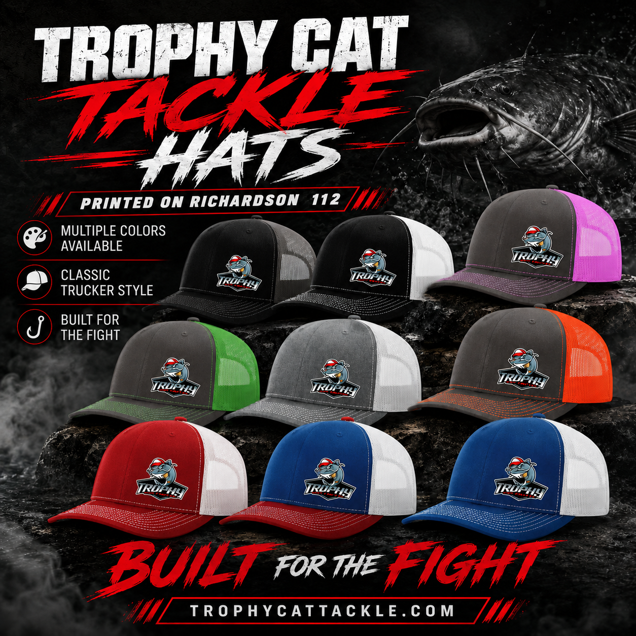 Trophy Cat Tackle Richardson 112 Hats