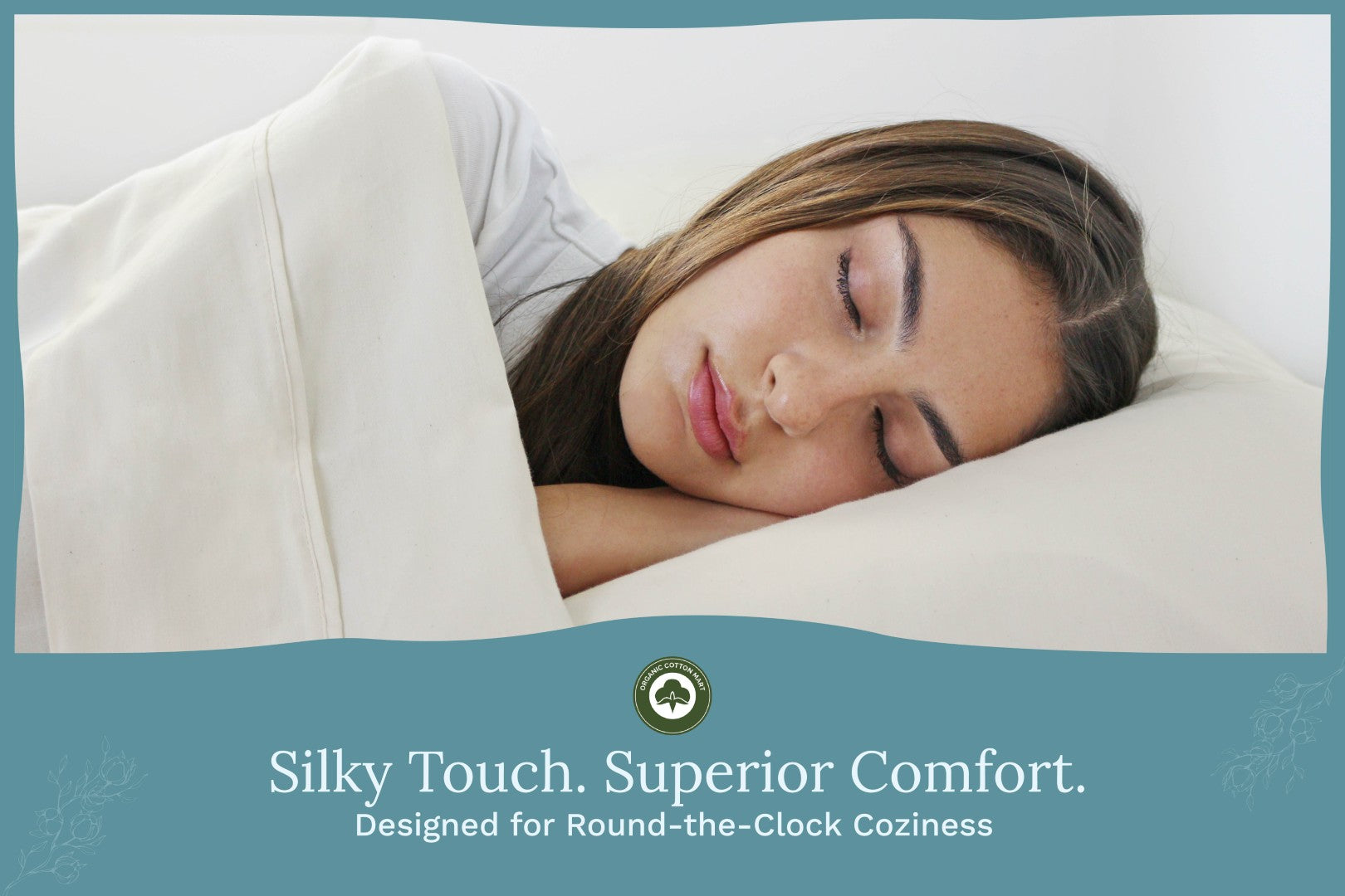 Organic Sateen Bed Sheets Set