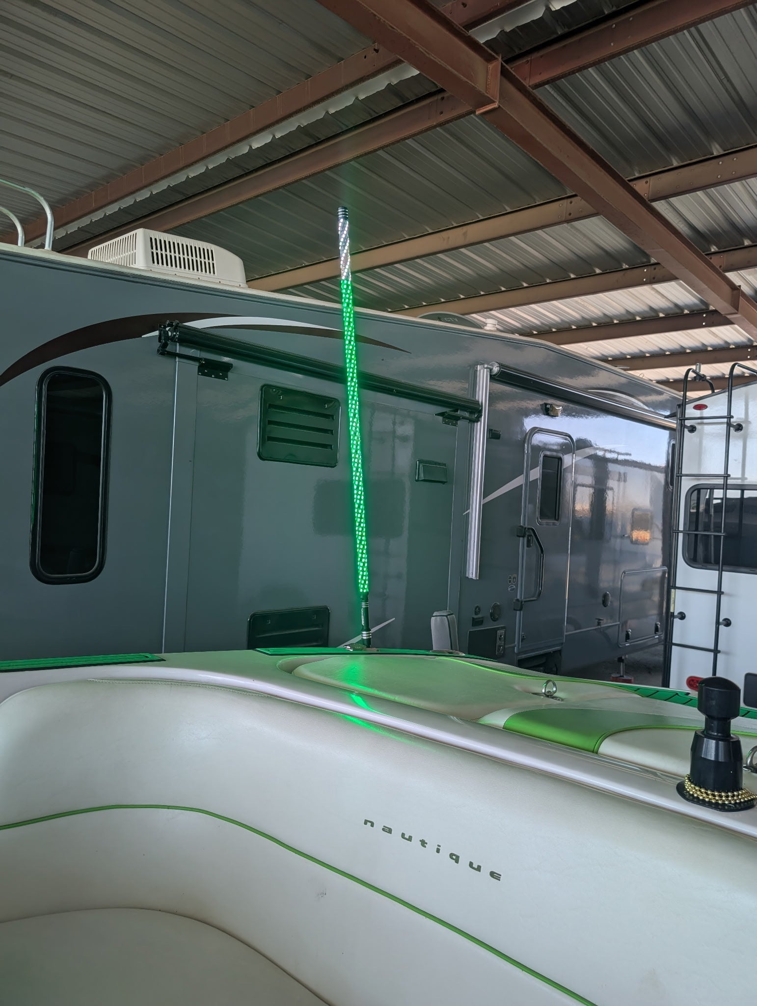 Marshin Whips V2 RGBW LED Boat Whip | High-Visibility Marine Lighting | 2ft-4ft