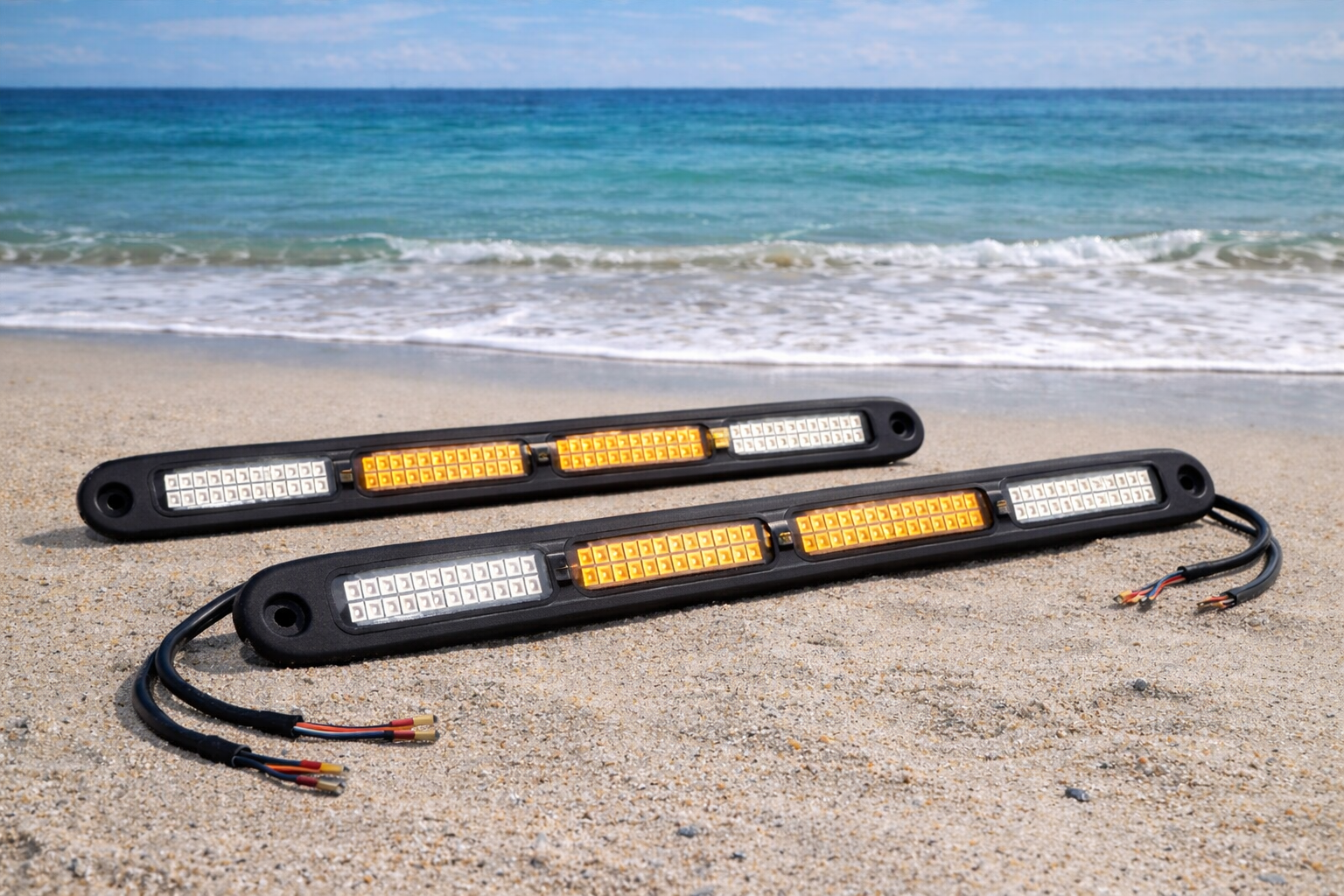 Marshin Whips 12" LED Chase Light Set with Advanced Control Module