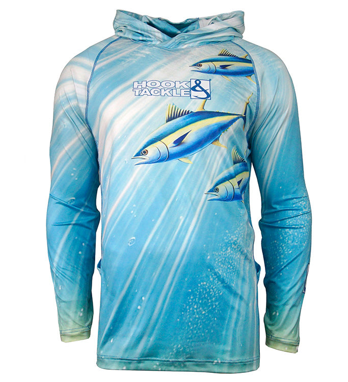 Men's Tuna Abyss UV Fishing Hoodie Gaiter
