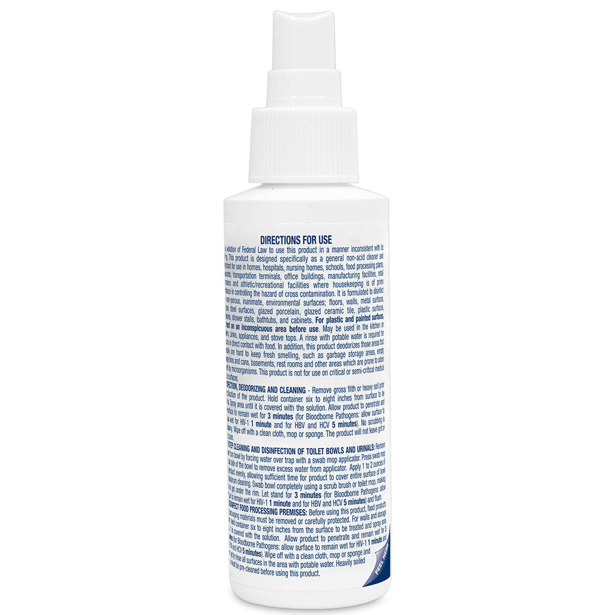 Sanizide Plus environmental surface germicidal solution, 4 oz. plastic bottle with pump spray, 1 ea.