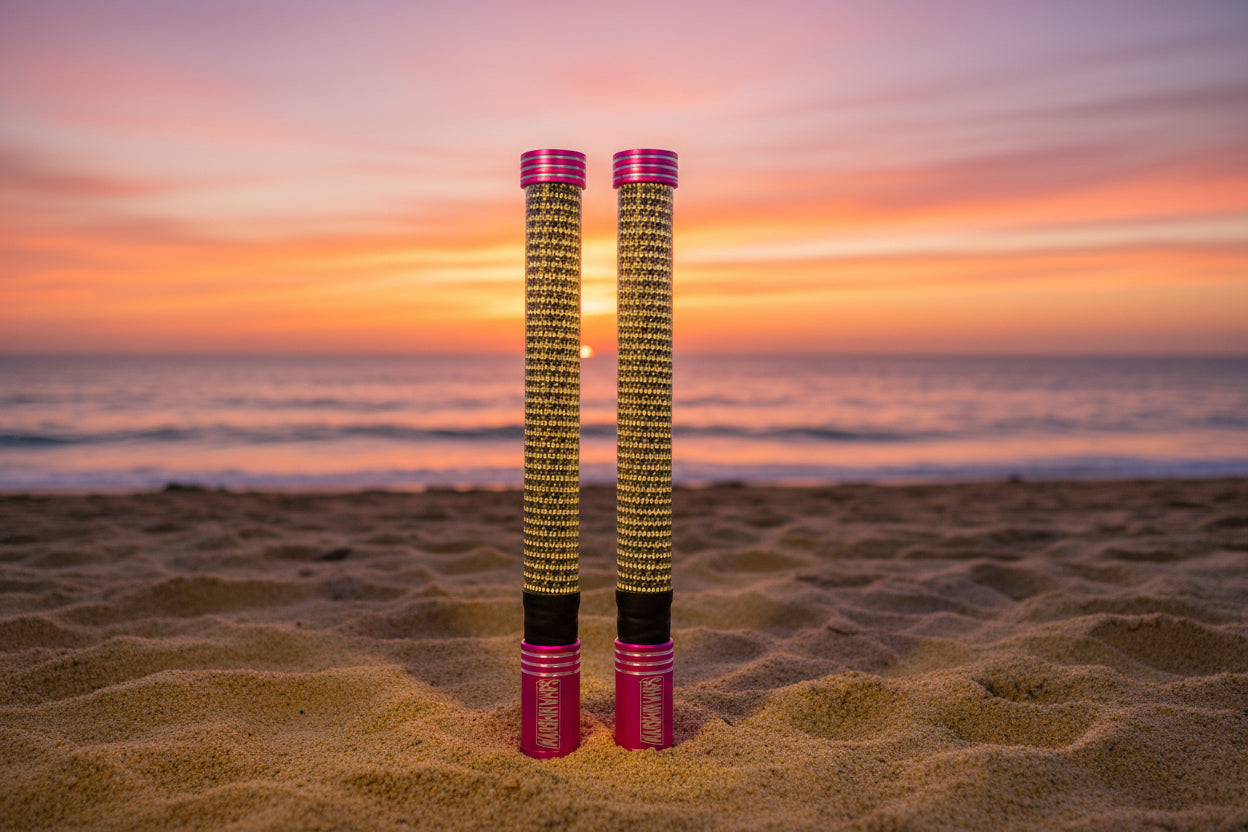 Mini Moe Pink Edition LED Whips | Compact High-Output Safety Whips | Pair
