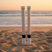 Mini Moe White Edition LED Whips | Compact High-Output Safety Whips | Pair